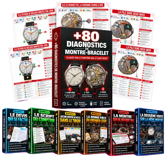 80 Diagnostics de Montre-Bracelet et les six bonus